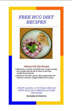 HCG diet recipes digital book